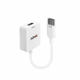 Адаптер за DisplayPort към HDMI LINDY 38146 Бял