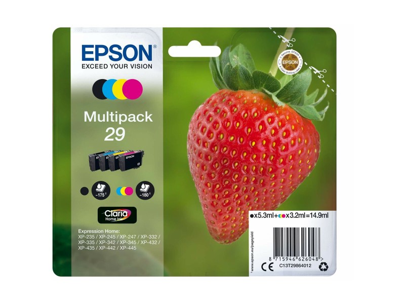 Оригиална касета за мастило Epson Multipack 4-colours 29 EasyMail NaN –  BB Касети с мастило
