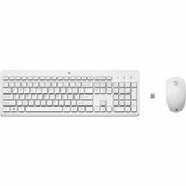 Клавиатура HP C2710 Испанска Qwerty Черен Бял QWERTY