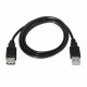 Удължител TooQ FS20200M-B 1,8 m USB Черен 1,8 m NaN –  BB USB кабели