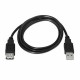 Удължител TooQ FS20200M-B 1,8 m USB Черен 1,8 m NaN –  BB USB кабели