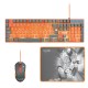 Клавиатура с мишка FR-TEC Dragon Ball Испанска Qwerty Оранжев NaN –  BB Пакети клавиатура и мишка