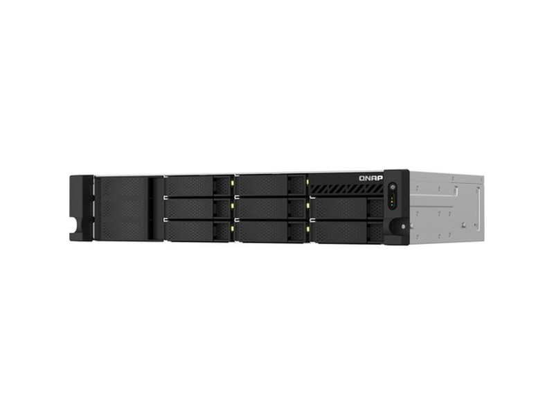 SATA 5.25 калъф за SATA 2.5 Qnap TS-864EU-RP-8G Черен Intel Celeron NaN –  BB Мрежово прикачено хранилище