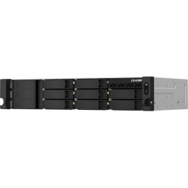 SATA 5.25" калъф за SATA 2.5" Qnap TS-864EU-RP-8G Черен Intel Celeron
