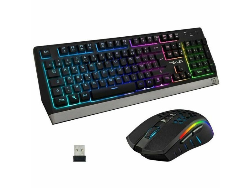 Клавиатура с мишка The G-Lab Combo Tungsten френски AZERTY NaN –  BB Пакети клавиатура и мишка