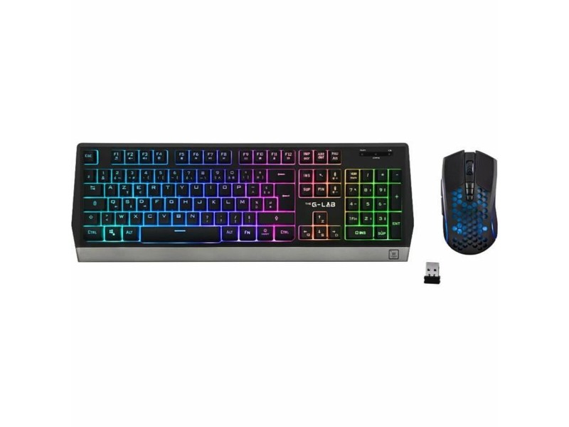 Клавиатура с мишка The G-Lab Combo Tungsten френски AZERTY NaN –  BB Пакети клавиатура и мишка