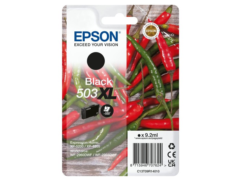 Оригиална касета за мастило Epson C13T09R14020 Черен NaN –  BB Касети с мастило