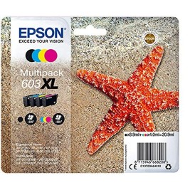 Оригиална касета за мастило Epson C13T03A64020 4 Части Черен Многоцветен