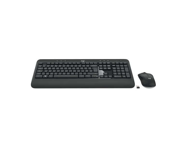 Kлаиатура с безжична мишка Logitech MK540 Qwerty UK Бял Черен Черен/Бял NaN –  BB Пакети клавиатура и мишка