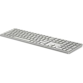 Клавиатура HP 3Z729AA#ABE Испанска Qwerty Сребрист Черен Сив