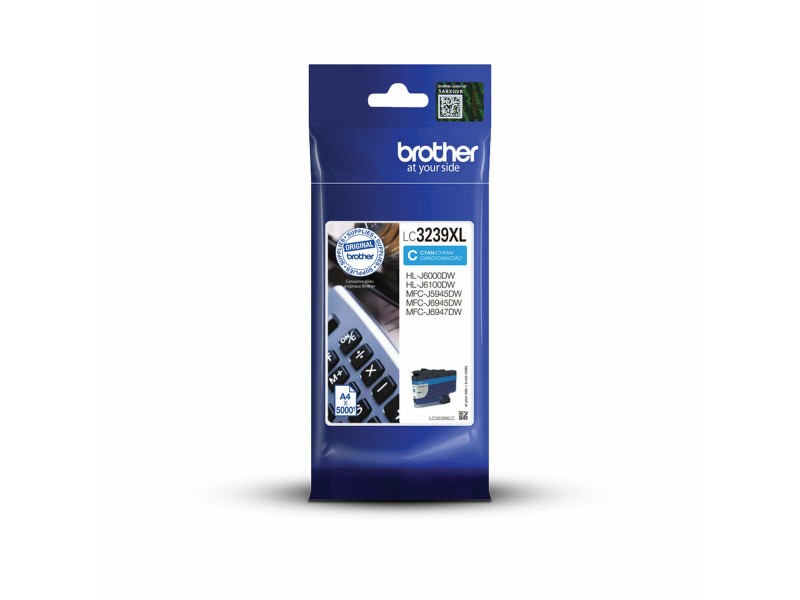 Оригиална касета за мастило Brother LC3239XLC Син Синьо-зелен NaN –  BB Касети с мастило