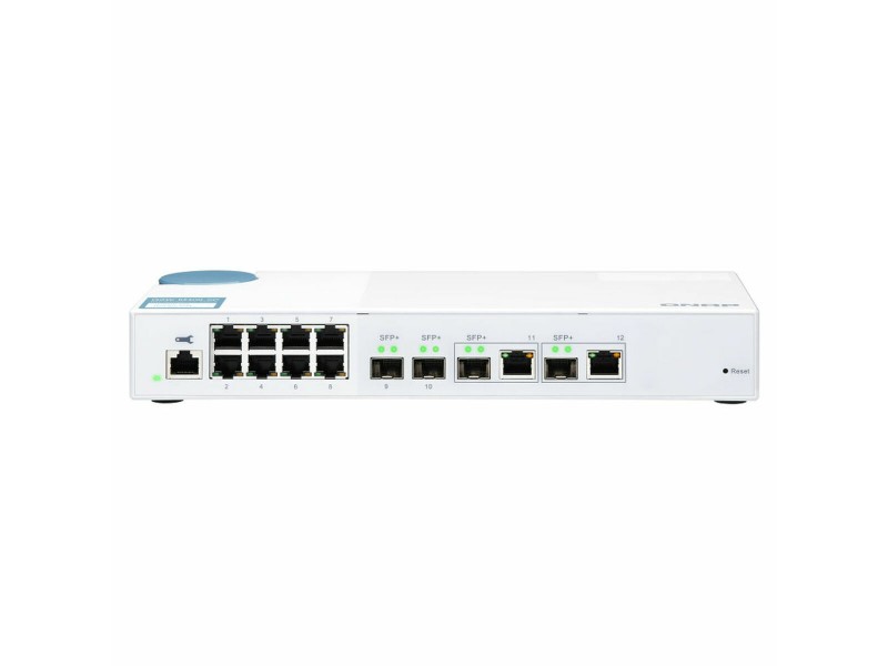 Суич Qnap QSW-M408-2C 1 Gbps RJ-45 SFP+ NaN –  BB Мрежови комутатори
