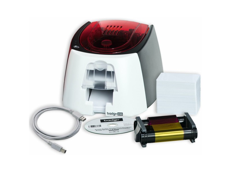 Термопринтер Evolis 15B22U0000RS Червен NaN –  BB Настолни термопринтери за етикети