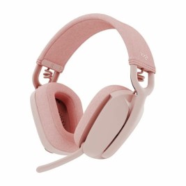 Слушалки с микрофон Logitech Zone Vibe 100 Розов