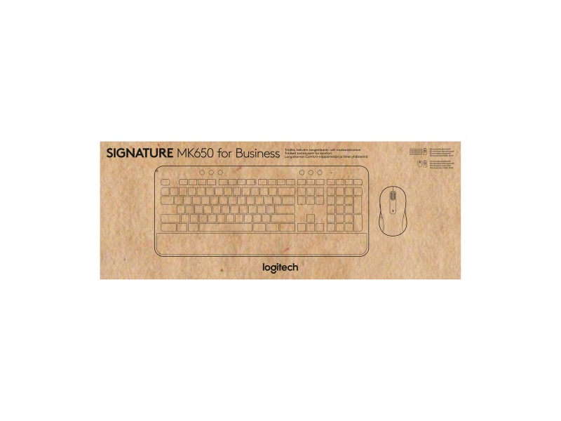 Kлаиатура с безжична мишка Logitech 920-011001 Черен Azerty френски NaN –  BB Пакети клавиатура и мишка