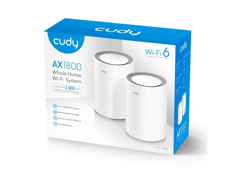 Wi-Fi рипийтър Cudy AX1800 NaN –  BB WiFi Mesh системи