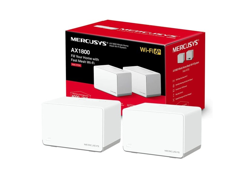 Wi-Fi рипийтър Mercusys AX1800 NaN –  BB WiFi Mesh системи