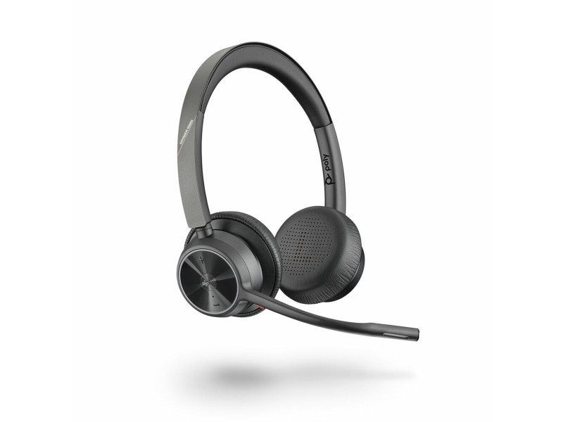 Слушалки с микрофон Poly Voyager 4320 UC Черен NaN –  BB Слушалки с микрофони