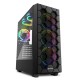 ATX полу-висока кутия Sharkoon RGB HEX Черен NaN –  BB Калъфи за настолни компютри