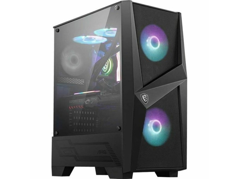 ATX полу-висока кутия MSI Mag Forge 100m Черен NaN –  BB Калъфи за настолни компютри