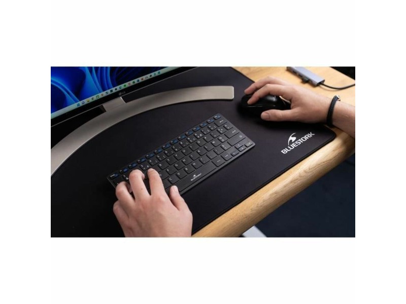 Клавиатура с мишка Bluestork Sans fil Ultra compact Черен NaN –  BB Пакети клавиатура и мишка