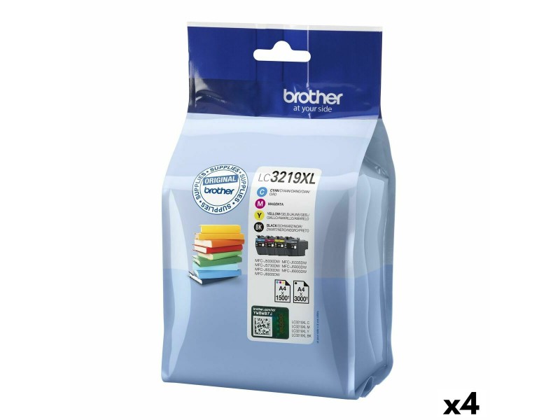 Оригиална касета за мастило Brother LC3219XL Черен/Циан/Магента/Жълт NaN –  BB Касети с мастило