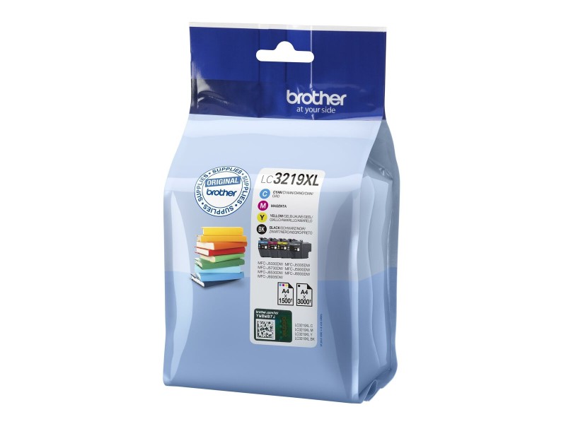 Оригиална касета за мастило Brother LC3219XL Черен/Циан/Магента/Жълт NaN –  BB Касети с мастило