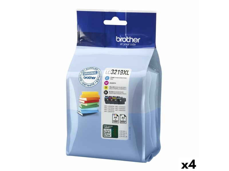 Оригиална касета за мастило Brother LC3219XL Черен/Циан/Магента/Жълт NaN –  BB Касети с мастило