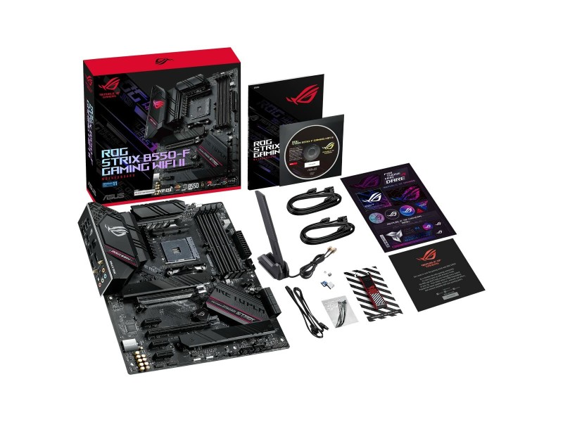 Дънна платка Asus ROG STRIX B550-F GAMING WIFI II AMD B550 AMD AM4 NaN –  BB Дънни платки