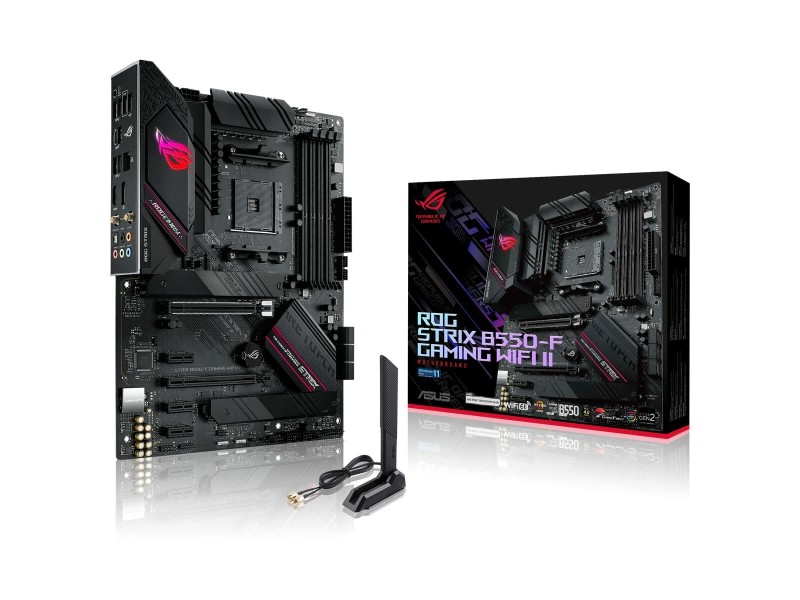 Дънна платка Asus ROG STRIX B550-F GAMING WIFI II AMD B550 AMD AM4 NaN –  BB Дънни платки
