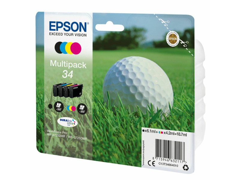 Оригиална касета за мастило Epson 34 Многоцветен NaN –  BB Касети с мастило