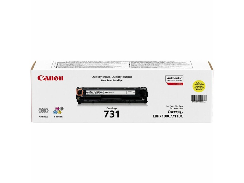 Toнер Canon 731 Жълт NaN –  BB Тонер касети