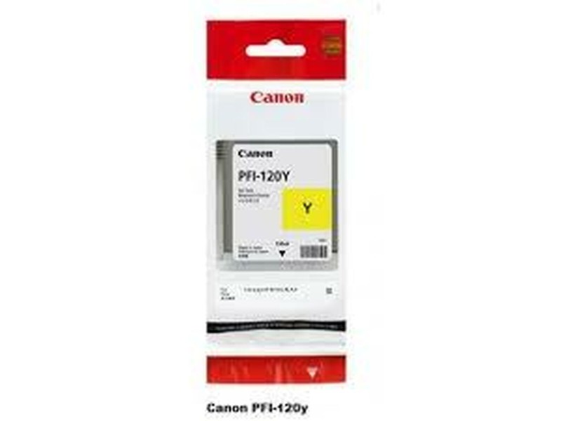 Оригиална касета за мастило Canon PFI-120Y Жълт NaN –  BB Касети с мастило