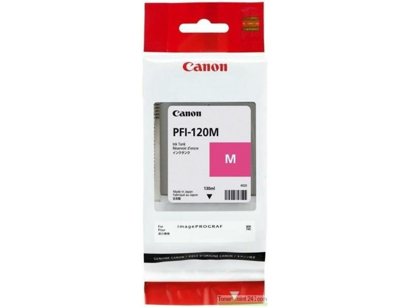 Оригиална касета за мастило Canon PFI-120M Пурпурен цвят NaN –  BB Касети с мастило