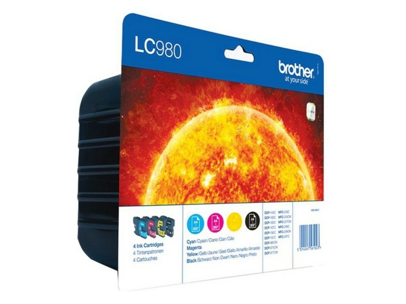 Оригиална касета за мастило Brother LC-980VALBP Многоцветен NaN –  BB Касети с мастило
