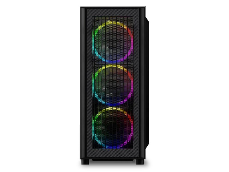 ATX полу-висока кутия Sharkoon RGB Wave Черен NaN –  BB Калъфи за настолни компютри