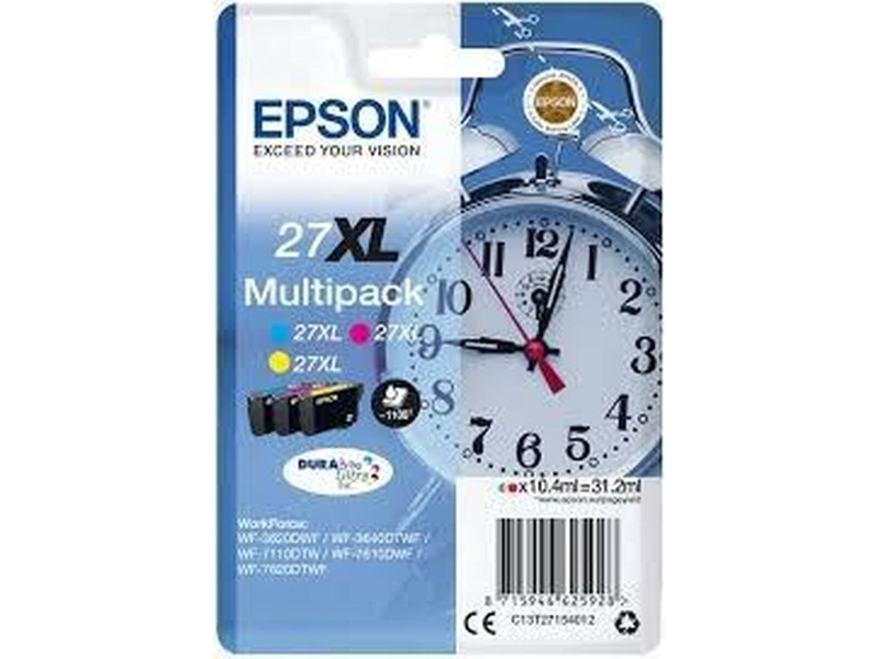 Оригиална касета за мастило Epson 27XL Трицветен NaN –  BB Касети с мастило
