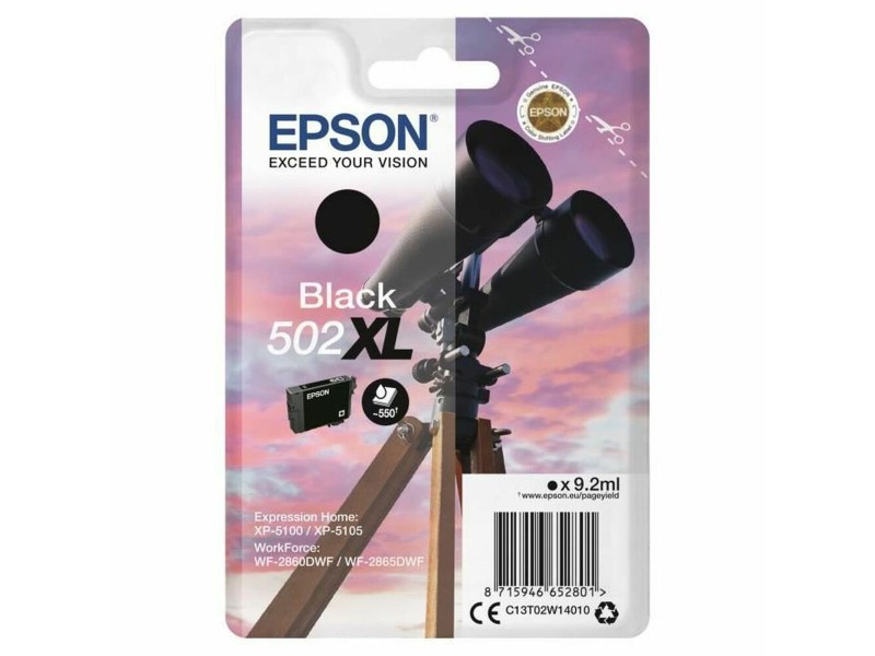 Оригиална касета за мастило Epson Twin XL 502 Черен NaN –  BB Касети с мастило