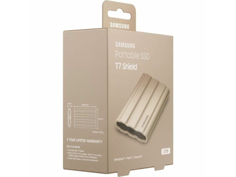 Външен харддиск Samsung MU-PE2T0K 2 TB SSD NaN –  BB Външни твърди дискове