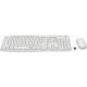 Kлаиатура с безжична мишка Logitech MK295 Бял френски AZERTY NaN –  BB Пакети клавиатура и мишка