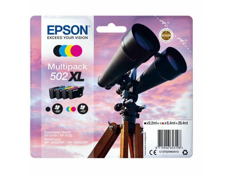 Оригиална касета за мастило Epson Multipack 502XL NaN –  BB Касети с мастило