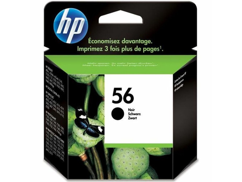 Оригиална касета за мастило HP 56 Черен NaN –  BB Касети с мастило