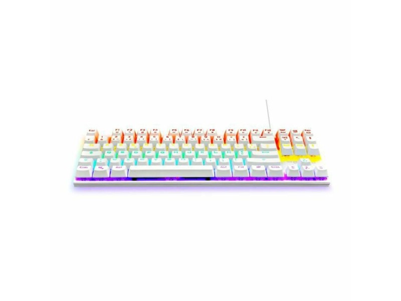 Клавиатура за игри The G-Lab Mercury AZERTY Бял NaN –  BB Клавиатури за геймъри