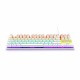 Клавиатура за игри The G-Lab Mercury AZERTY Бял NaN –  BB Клавиатури за геймъри