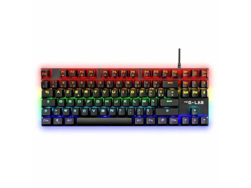 Клавиатура за игри The G-Lab Mercury AZERTY френски Черен NaN –  BB Клавиатури за геймъри