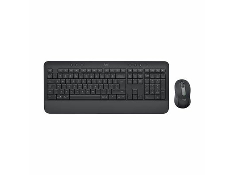Kлаиатура с безжична мишка Logitech MK650 Испанска Qwerty NaN –  BB Пакети клавиатура и мишка