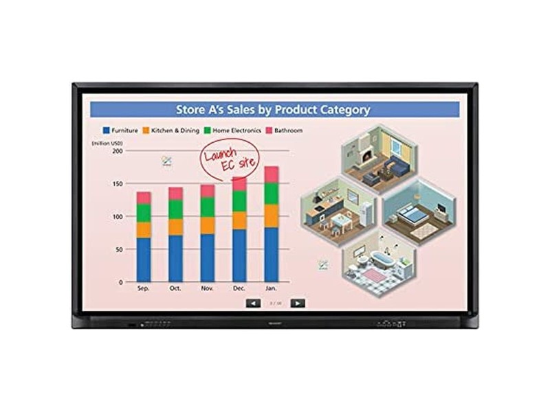 Монитор Videowall NEC PN-70HC1E 3840 x 2160 px 70 LCD NaN –  BB Монитори