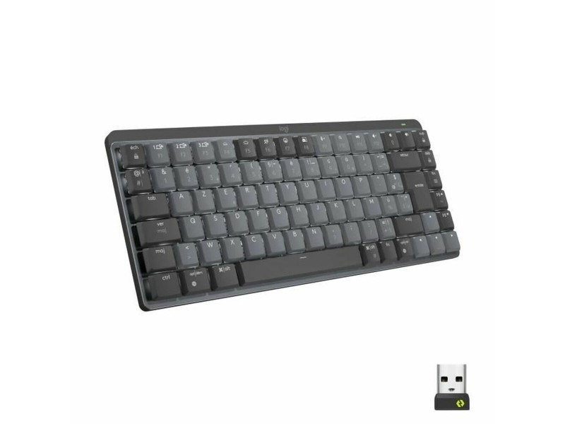 Клавиатура Logitech MX Mini френски Тъмно сив AZERTY AZERTY NaN –  BB Клавиатури