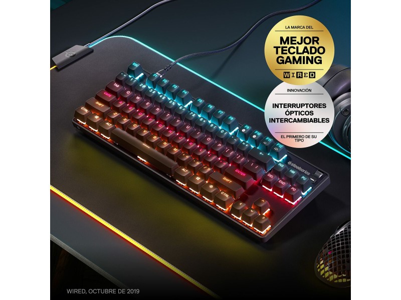 Клавиатура за игри SteelSeries Apex 9 TKL AZERTY NaN –  BB Клавиатури за геймъри