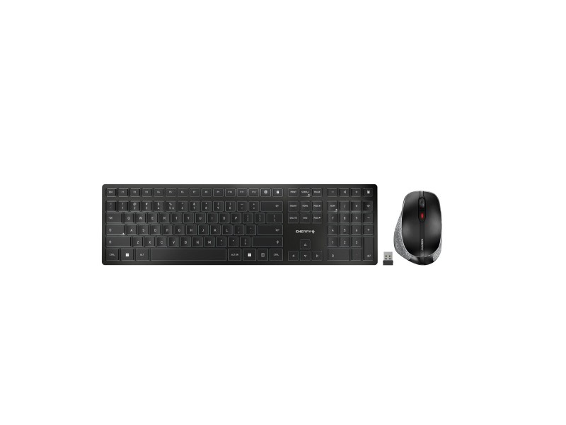 Kлаиатура с безжична мишка Cherry JD-9500ES-2 Сив испански Испанска Qwerty NaN –  BB Пакети клавиатура и мишка